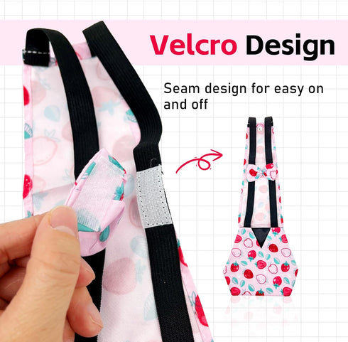 3 Pieces Chicken Diapers for Hens Pet Duck Diapers Reusable Chicken Diapers Chicken Clothes Accessories with Bow Tie