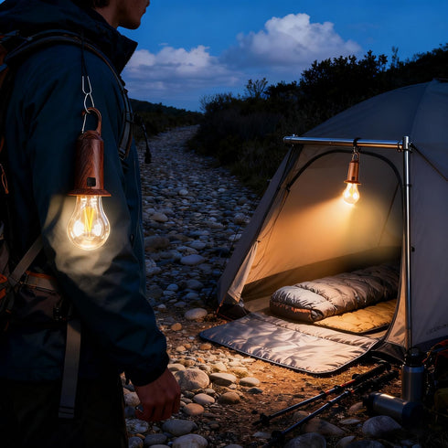 YMTengFei Bulb,Portable Hiking,Backpacking,Fishing,Emergency Solar Camping Lights USB Rechargeable Tent Hanging Light