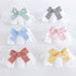 ANNUOZE 6PCS Pet Lace Bib, Sweet Cat Bandana with Bow, Cotton Dog Saliva Towel, Cute Round Neck Scarf for Kitty Puppy