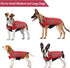 Kuoser Warm Dog Coat, Waterproof Coats for X-Small Dogs, Adjustable Durable Winter Jacket, Cozy Cold Weather Apparel,