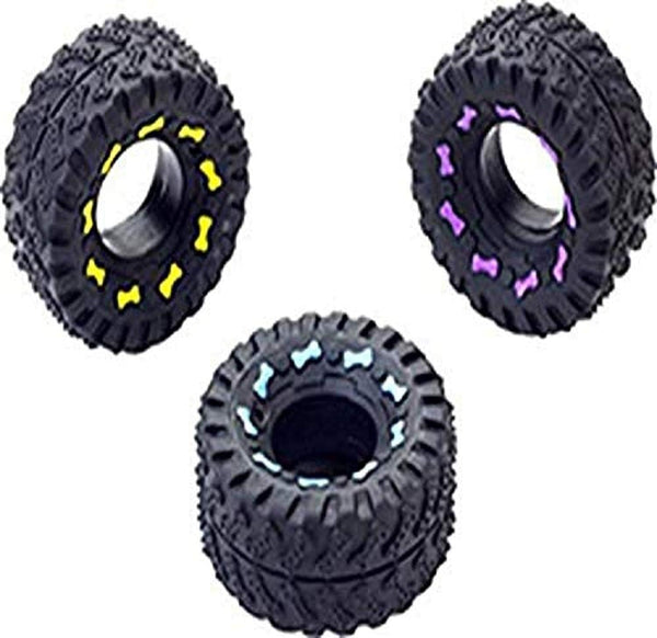 Ethical Squeaky Vinyl Tire Dog Toy, 3-1/2 Inch