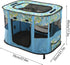 Medium Blue Foldable Pet Playpen for Indoor Use