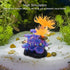 TOPINCN Artificial Coral, Luminous Silicone Coral Sea Anemone for Fish Tank Landscape