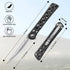 FLISSA Folding Knife, 4.5" Folding Pocket Knife, Hollow-out Design Handle, Tactical Pocket Knife for Hunting, Survival, EDC, Camping and Outdoor Activities by FLISSA