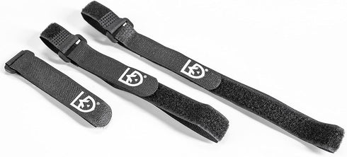 GEAR AID ¾” Fast Wrap, Adjustable Cinch-and-Stick Straps with D-Ring, 24” Length, Pair for Gear Organization