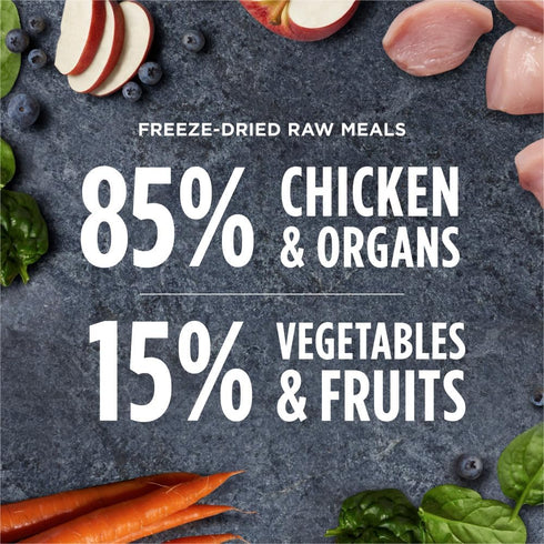 Instinct Freeze Dried Raw Meals Grain Free Dog Food, Chicken Recipe, 25 oz