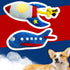 Zerodis Squeaky Dog Chew Toys, Plush Dog Toy Airplane Plush Dog Toys Cute Stuffed Pet Plush Toys Bite Squeaky Toy