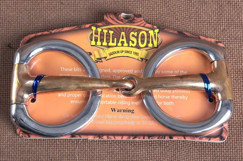 5 HILASON in Mouth Snaffle Bit with Stainless Steel Eggbutt
