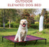 suddus Chew Proof Elevated Dog Bed Replacement Cover, Easy to Clean, Breathable Indoor/Outdoor Pet Bed, Dog Cot Not