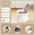 Elevated Slow Feeder Cat Bowl, Stop Vomiting & Choking, Ceramic Cat Slow Feeder Bowl, Spill-Proof & Anti-Tipping, Easy to Clean, No Black Chin, Raised Cat Bowl Slow Feeder for Dry & Wet Food