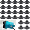 24 PCS Black Fish Tank Suction Cup Clips - Accessories for Tank Pump and Overhead Line Tube