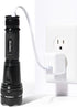 VIPERTEK VTS-195 Heavy Duty Aluminum Stun Gun for Self Defense, Rechargeable with LED Flashlight