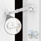 Adjustable Door Strap and Latch - Textile Cat Door Latch to Keep Dog Out of Litter Box, Economical Pet Gates Alternative