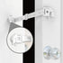 Adjustable Door Strap and Latch - Textile Cat Door Latch to Keep Dog Out of Litter Box, Economical Pet Gates Alternative