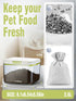 3lbs/50OZ/2.6qt 2.8L LivLab Mker Airtight Dog food storage container with lids,Dog Treat Container With Measuring