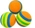 PET SHOW 15pcs Colorful Rainbow Soft Foam Interactive Cat Toy Balls for Indoor Cats & Small Dogs Quiet Playing