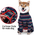 Dog Recovery Suit Abdominal Wound After Surgery Wear, Prevent Licking Wounds E-Collar & Cone Alternatives, Long Sleeve