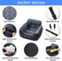 25 lbs, Oiilores Dog Car Seat for Small Dogs, Washable Pet Booster Seats with Clip-On Safety Leash, Comfy Deluxe Plush