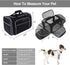 Expandable Pet Carrier with Mesh Pockets, Shoulder Strap, Washable Pads - Suitable for 2 Cats, Kittens, Puppies, Dogs