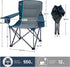 550 LBS Timber Ridge Oversized Folding Camping Chair for Adults, Heavy Duty Outdoor Chair with Cup Holder Side Pocket