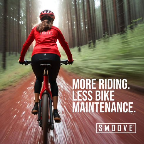 SMOOVE 125ml Universal Bike Chain Lube. Long-Lasting Wax-Based Lubricant with Precision Luberetta Applicator for Road