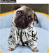 Howilath Dog Zipper Hoodie - Stylish Tie-Dye Spiral Colorful Rainbow Streetwear Hooded Apparel for Pets - M