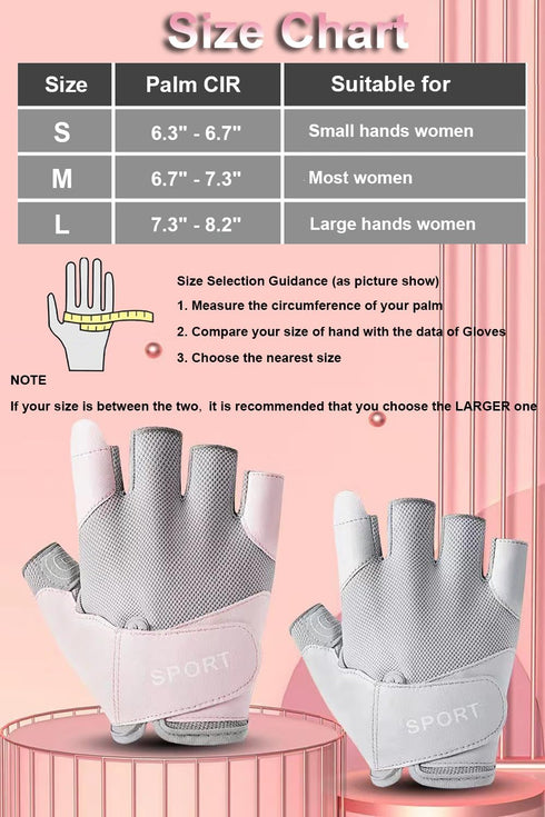 SUJAYU Workout Gloves Women, Gym Gloves for Women Gym Gloves for Working Out, Weight Lifting Gloves for Women Fitness