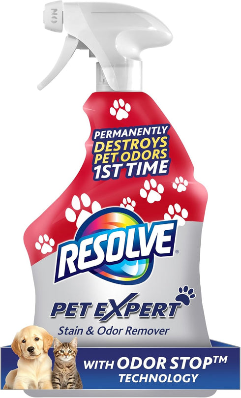 Resolve Pet Expert Stain and Odor Remover, Carpet Cleaner, Pet Stain and