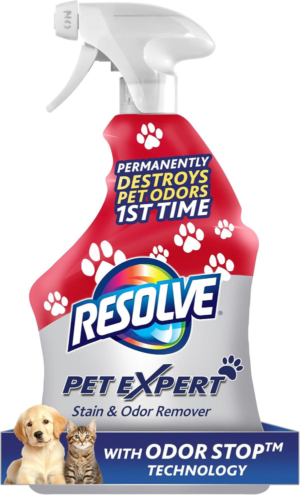 Resolve Pet Expert Stain and Odor Remover, Carpet Cleaner, Pet Stain and