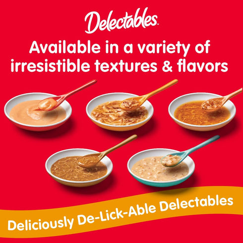 Hartz Delectables Stew Lickable Wet Cat Treats, Variety Pack, 1.4 Ounce, Pack of 12