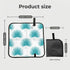 Vaelthyroewao 15.8'' Watercolor Flower Petals Portable Foldable Stadium Seat Pad Waterproof Sitting Mat Cushion
