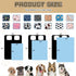 Upgraded Dog Blankets for Large Dogs, Washable 40" x 50", Soft Pet Mat Throw Cover for Kennel Crate Bed, Cute Paw