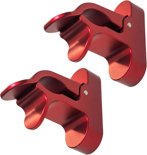 2-Pack Magnetic Golf Holder Clip for Golf Cart with Hook Design, Aluminum