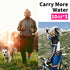 PYFK Upgraded Running Belt with Water Bottles, Hydration Pouch for Men and Women, Fits 7 inches Phones, Fanny Pack for