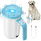 Rechargeable Automatic Dog Paw Cleaner, 2 in 1 Portable Pet Paw Washer Cup with Soft Silicone Brush