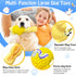 Dog Toys for Aggressive Chewers, Tough Large Squeaky Dog Toys for All Breed Sizes (Yellow)