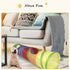iCAGY Cat Tunnel for Indoor Cats - Interactive Rabbit Tunnel Toys, Crinkle Pop Up Rainbow, 45" for Kittens and Puppies