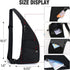 Peicees Waterproof Sling Bag, Crossbody Bag for Men Women, Slim Chest Backpack for Travel Hiking