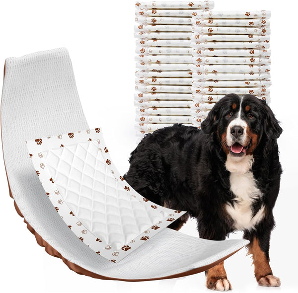 MICOOYO Dog Diaper Liners, Dog Diaper Pads, Disposable Dogs Booster Pads for