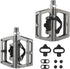 ROCKBROS Dual Function MTB Mountain Bike Pedals, Aluminum Clipless & Flat Platform 9/16" with Cleats