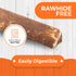 Canine Naturals Peanut Butter Chew, 100% Rawhide Free Dog Treats, Made with Real Peanut Butter, 6 Count of 2.5 Inch