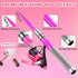 Lady Fishing Rod and Reel Combos, Carbon Fiber Telescopic Fishing Pole Kit with Spinning Reel, Fishing Line, Lures,