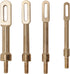 Tipton 4 Pack Solid Brass Slotted Tip Gun Jag with 8-32 Threads for Rifle and Handgun Cleaning