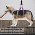 Pet Dog Grooming Belly Straps, Waterproof PVC Grooming Restraint for Bathing, Purple