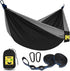 SZHLUX Camping Hammock - Double & Single Portable Hammocks with 2 Tree Straps, Great for Hiking, Backpacking, Hunting,
