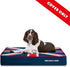 Replacement Outer Cover ONLY for The Dog's Bed, Washable Oxford Fabric, Large 40” x 25” x 6” (Blue)