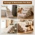 18" 4-Step 30D Country Dog Stairs for Bed & Couch H, Extra Long Dog Steps for Bed with Foam, Style Pet Stairs for Small