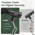 Titanker Heavy Duty Bicycle Lock Chain with Keys, 3 Feet Anti-Theft Lock for Bikes, Motorcycles, Doors