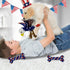 3 pcs Independence Day Pet Squeaky Toys, Plush Bald Eagle Toy with Crumpled Paper Squeaky Dog Interactive Toy for Small