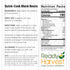 #10 25-Year 3 lbs Ready Harvest Emergency Food - Quick-Cook Black Beans | Pre-cooked Beans, Just add hot Water | Can |